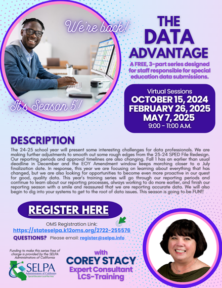 Flyer for The Data Advantage: Season 5 for data professionals