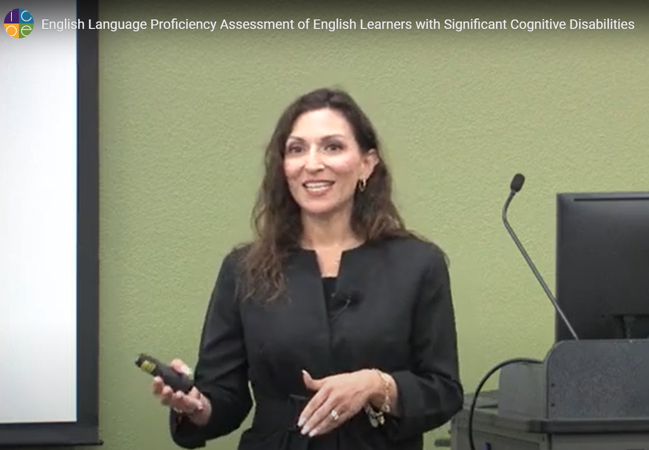 Thumbnail of video from the Imperial County SELPA Content Lead of training modules on English Learners with Disabilities, click to watch video